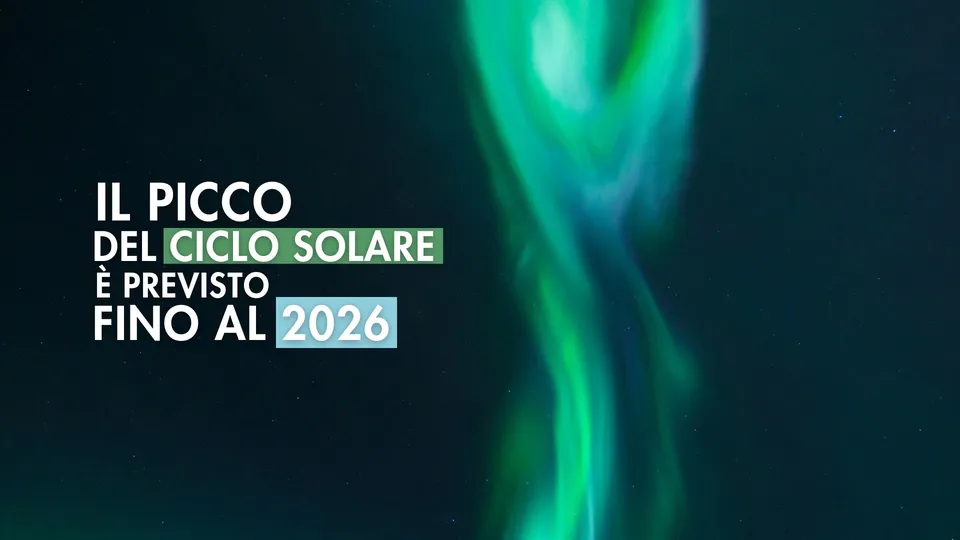 il picco solare per vedere l'aurora boreale